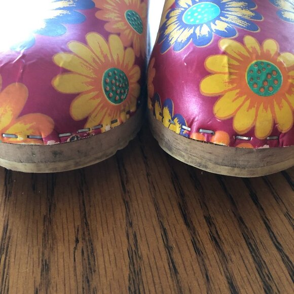Hanna Andersson Clogs Shoes Floral 39 - Picture 3 of 6